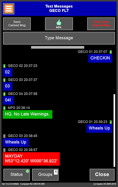 Inzpire Limited has further enhanced the functionality of its GECO Mission Support System by designing and delivering a beyond line of sight (BLOS) communications system.