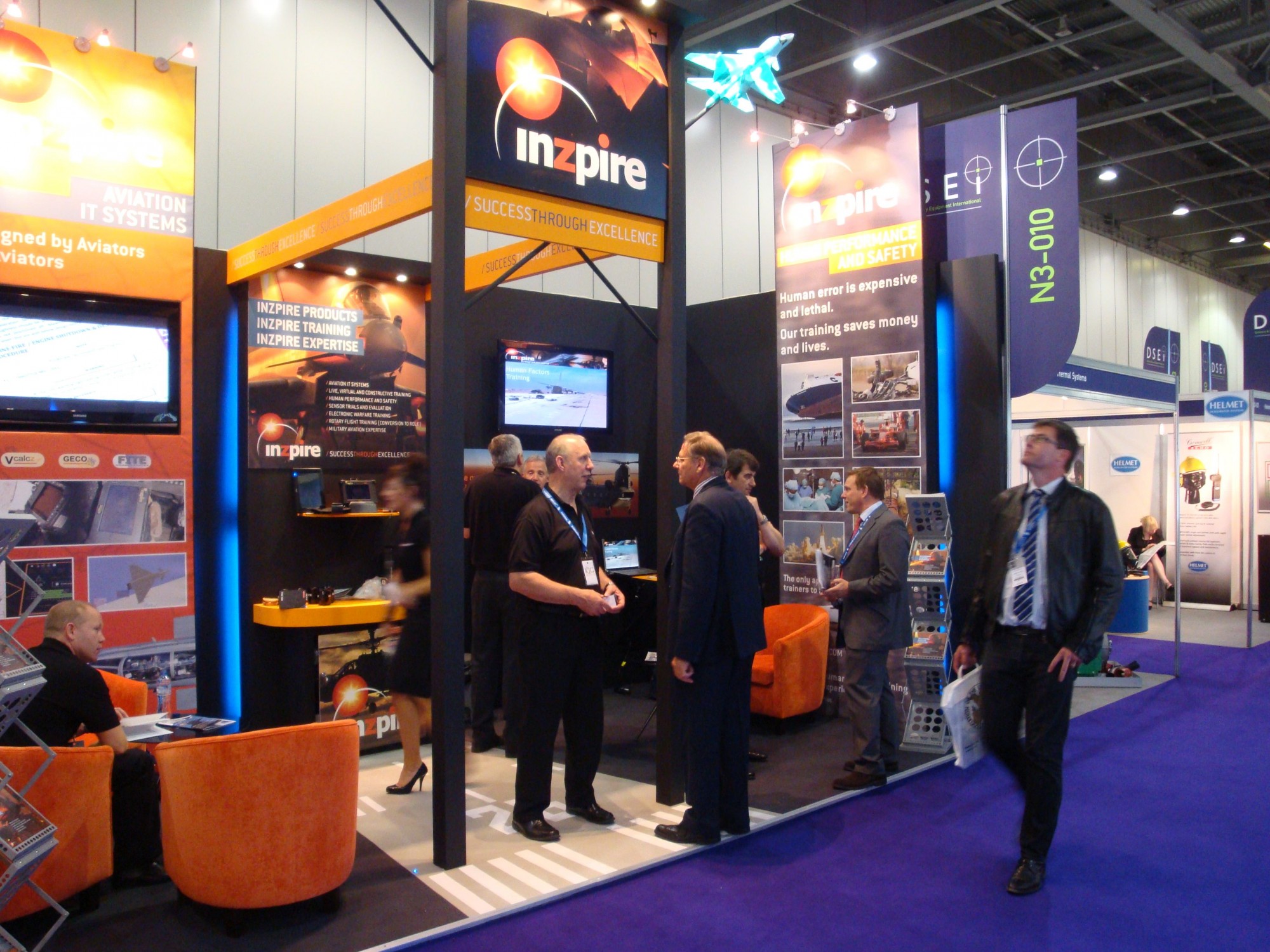 Inzpire&rsquo;s first exhibition was the 2011 edition of DSEI, which took place from 13-15 September.