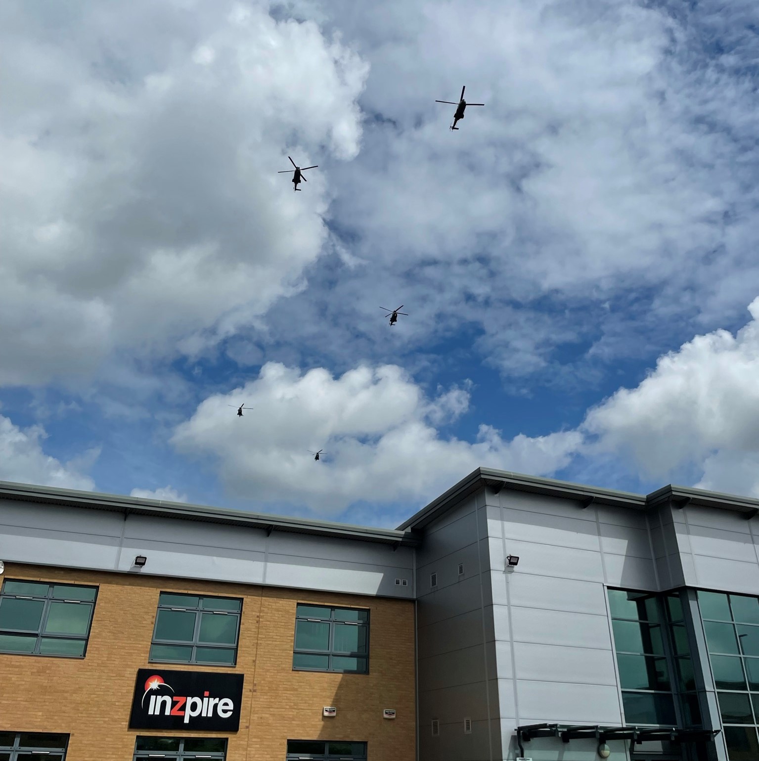 You may have been lucky&nbsp;enough yesterday, Wednesday 8 July to catch sight of 10 Puma helicopters flying in formation over the UK.