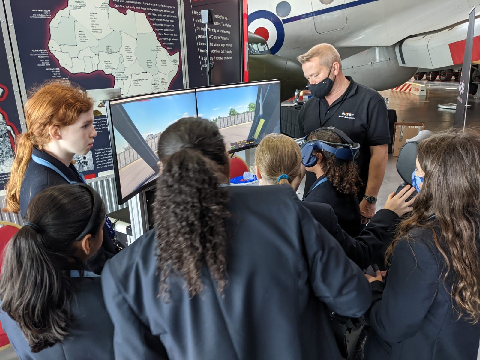 Inzpire were delighted to take part in the RAF Museum Cosford &lsquo;Forces in STEM&rsquo; event on 29 September 21 at the excellent Cold War Hangar.