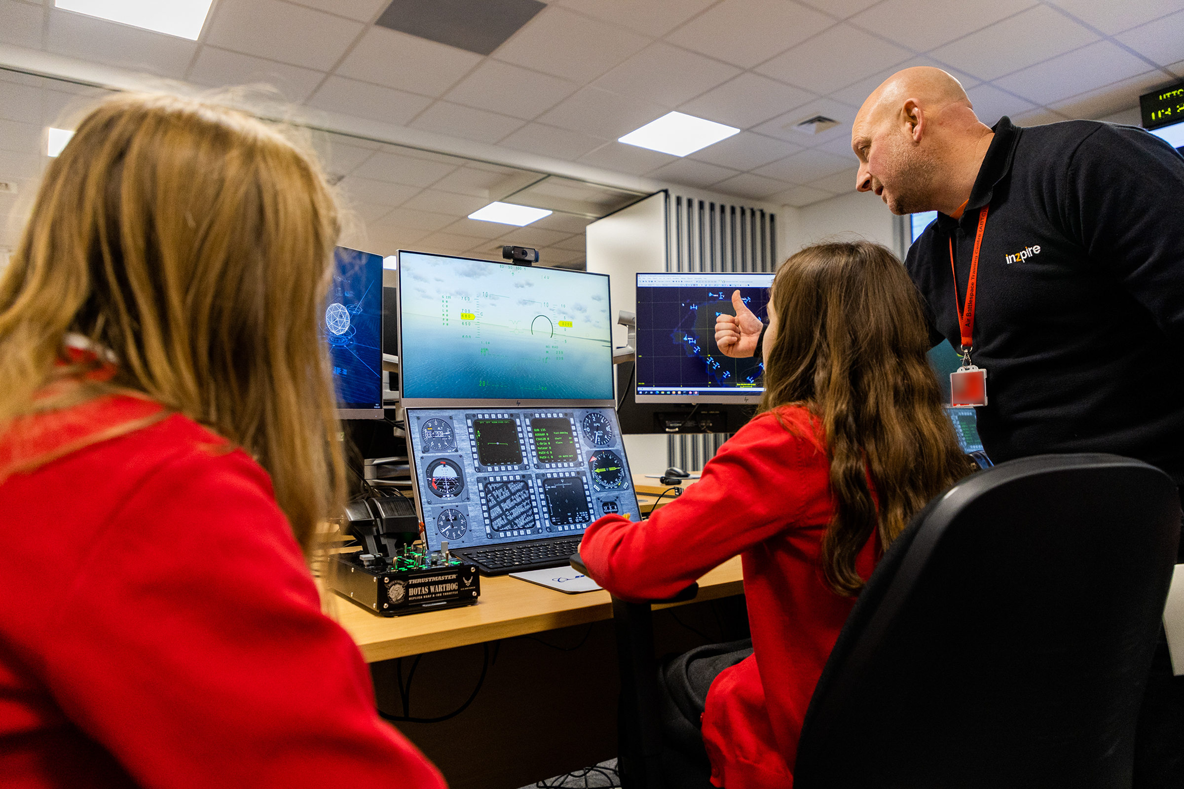 Local primary school children experience life in the aerospace industry during the International Day of Women and Girls in Science.