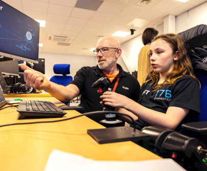 STEM activities with a young school girl