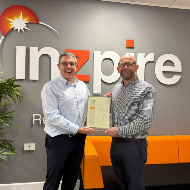 Accepting DERS Gold Award