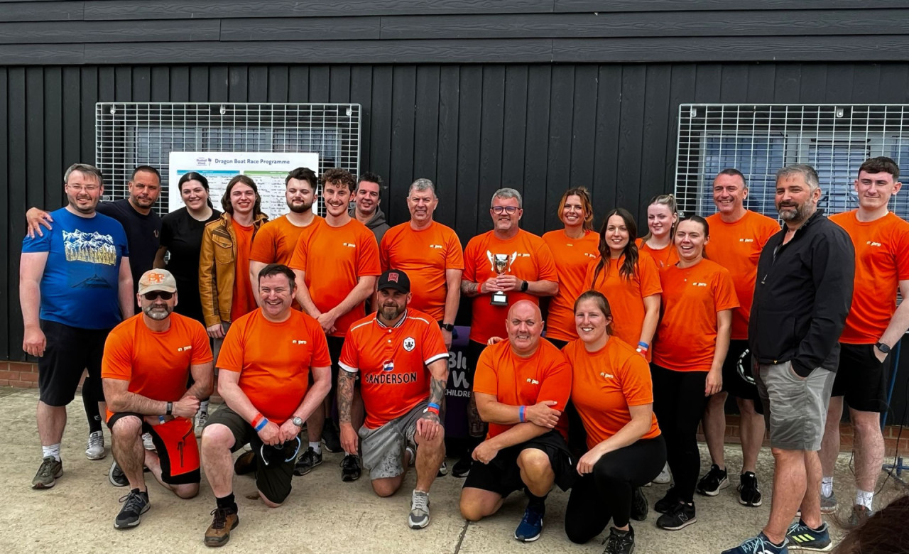 Inzpire team at Dragon Boat race