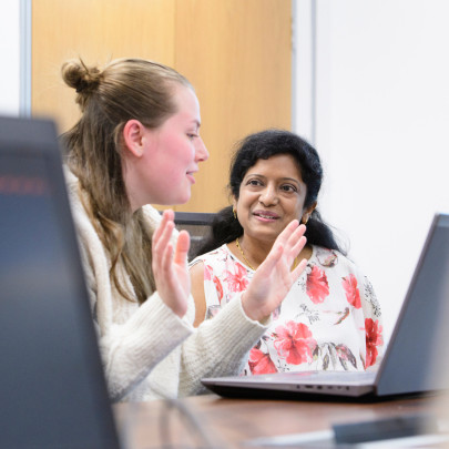 Inzpire team members in an office