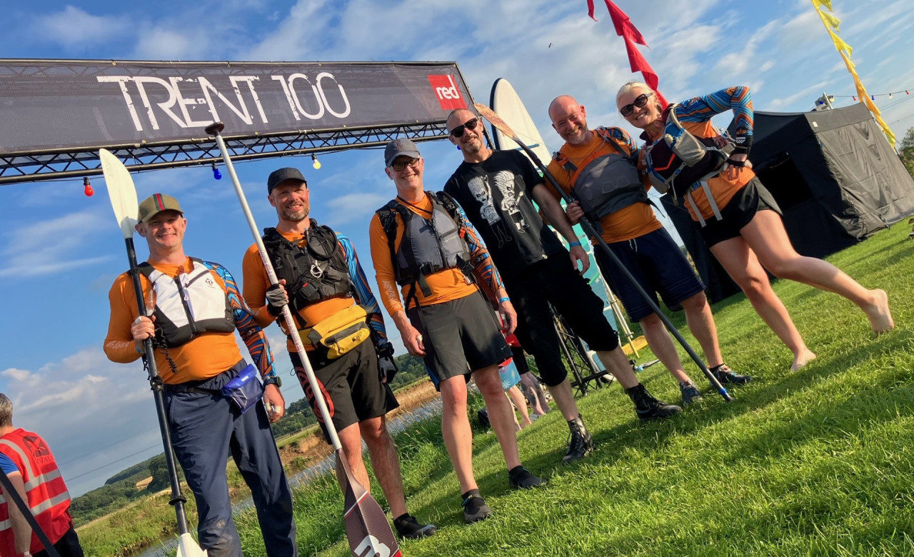 Inzpire team at rowing event