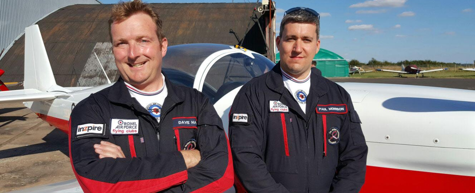 Inzpire-supported aerobatic pilots Dave Hall and Paul Morrison recently participated in the British Junior Aerobatic Championships