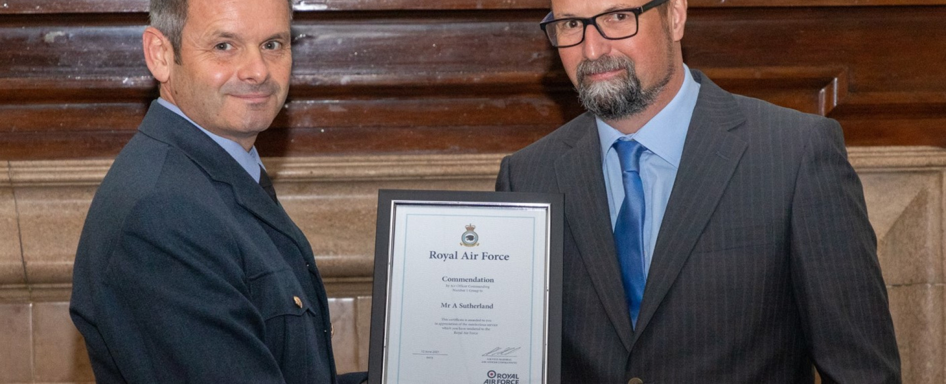 We are very proud to announce that Inzpire's Al Sutherland has been awarded an AOC 1 Group Commendation for his exemplary work on the transition from the Defence Synthetic Air-Land Training (DSALT) programme to Gladiator.