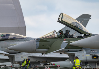 Our Collective Training Operations Manager, Andy ‘Milli’ Millikin, embarked on his last Typhoon flight, in aid of His Majesty the King’s Birthday celebrations.