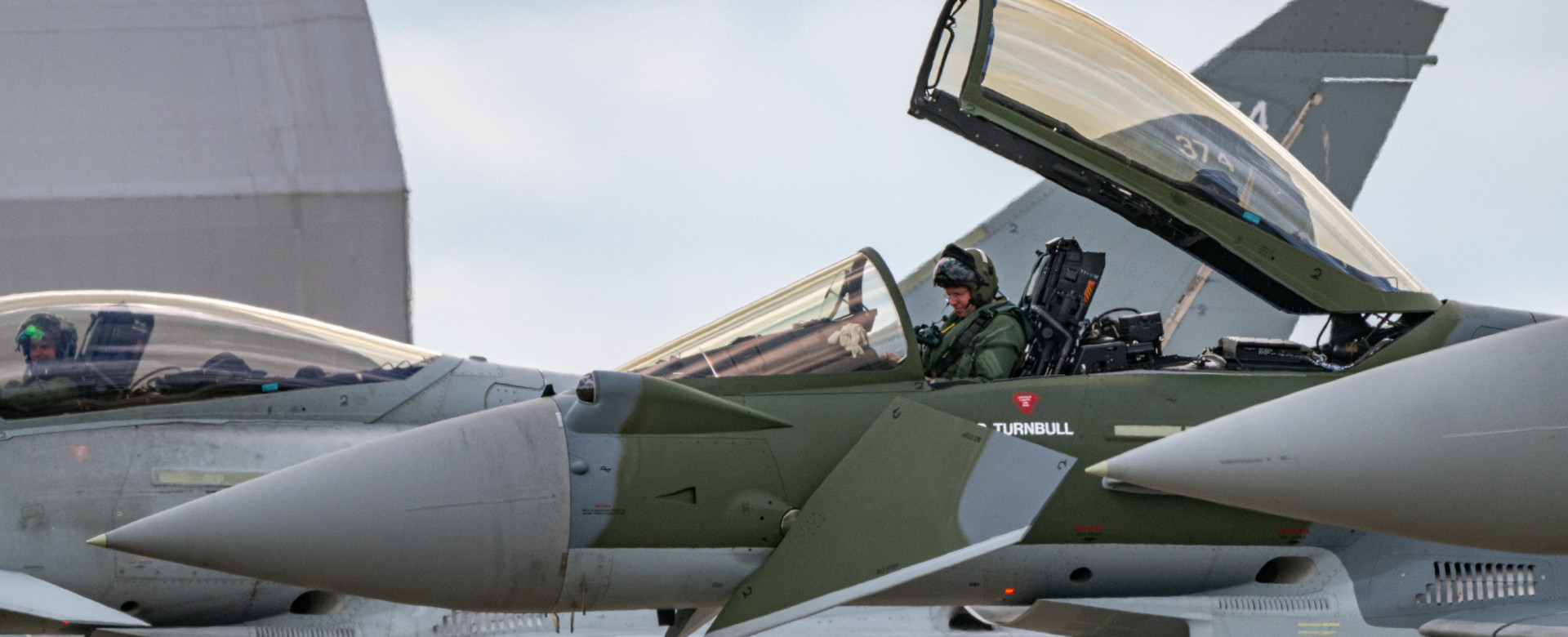 Our Collective Training Operations Manager, Andy ‘Milli’ Millikin, embarked on his last Typhoon flight, in aid of His Majesty the King’s Birthday celebrations.