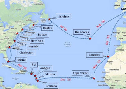 Soldiers and Officers Join Together to Sail the Atlantic