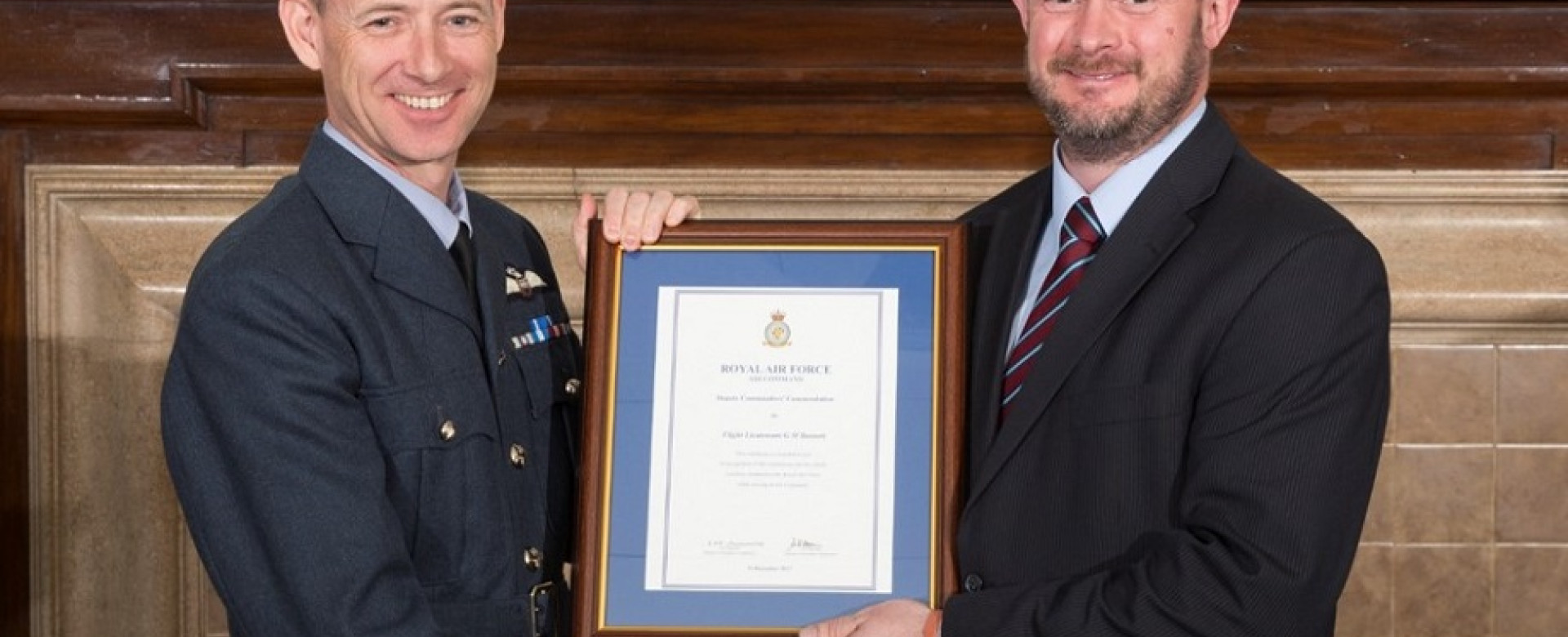 Inzpire Employee Recognised for Service in the RAF