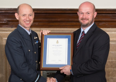 Inzpire Employee Recognised for Service in the RAF