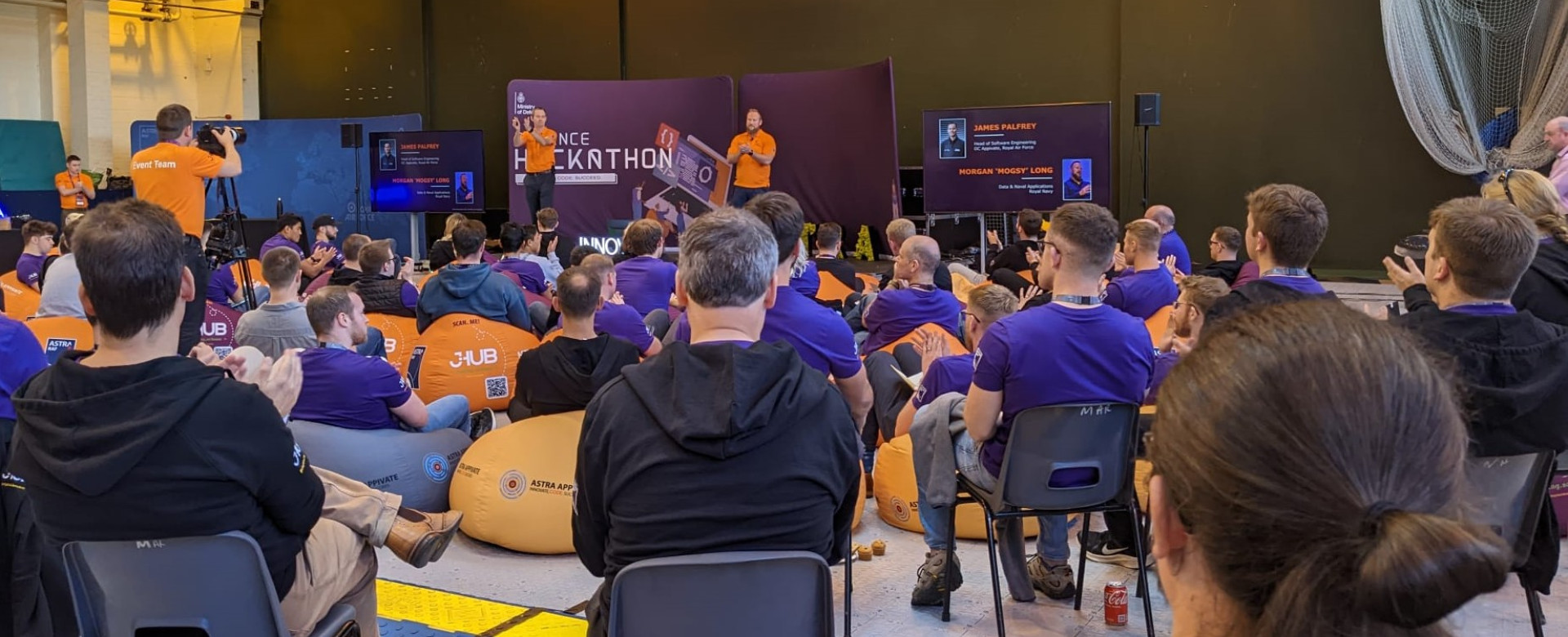 We joined some of the best coders, app designers and tech gurus from across the Whole Force as they created digital products that could support MOD-wide opportunities. 