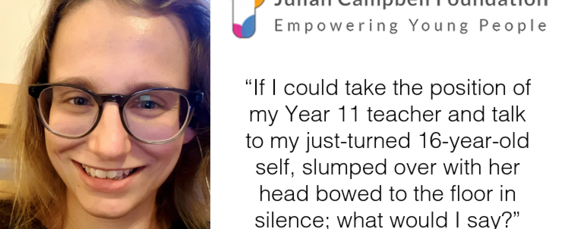 Find out how the Julian Campbell Foundation helped Gemma through the darkest period of her life