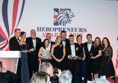 Lincoln-based Inzpire Limited won the small employer of the year category at the 2019 Heropreneurs Awards ceremony, held in London’s Plaisterers Hall on Thursday 7 November.