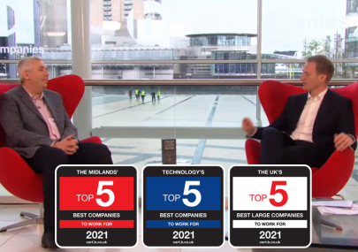 Inzpire Limited CEO Hugh Griffiths has been voted as the best leader in the large business category of the 2021 Best Companies lists whilst the company was revealed as one of the best to work for in the UK.
