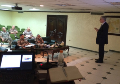 Inzpire visit the Head Quarters of the Royal Jordanian Air Force to brief senior officers on our award winning products.