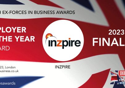 Inzpire has been shortlisted in the Employer of the Year category and one of our team, Simon Taylor, is a finalist in the Innovator of the Year group.