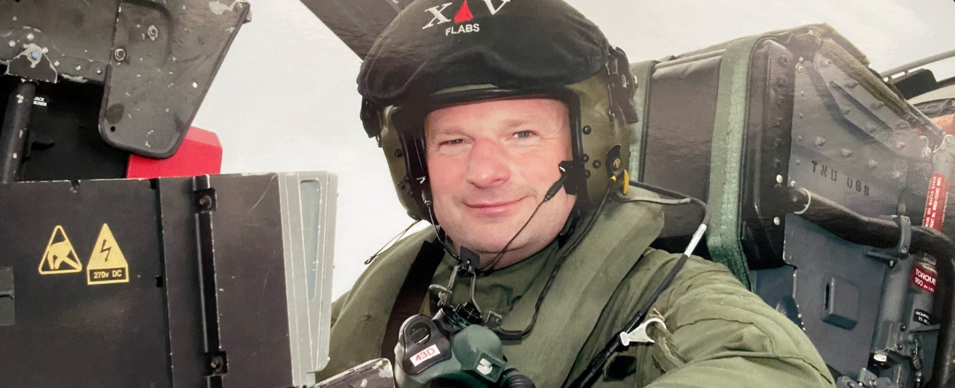 Flabs joins us as a combat air specialist after serving nearly 23 years in the Royal Air Force as a weapons system officer (WSO), whose service has principally been on Tornado GR4.