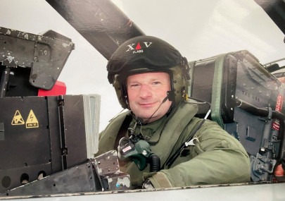 Flabs joins us as a combat air specialist after serving nearly 23 years in the Royal Air Force as a weapons system officer (WSO), whose service has principally been on Tornado GR4.