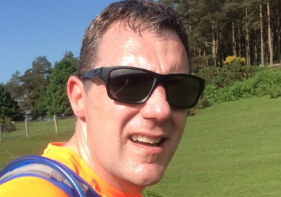 At 44 miles I knew I was in trouble with rapidly worsening stress injuries to both lower legs.