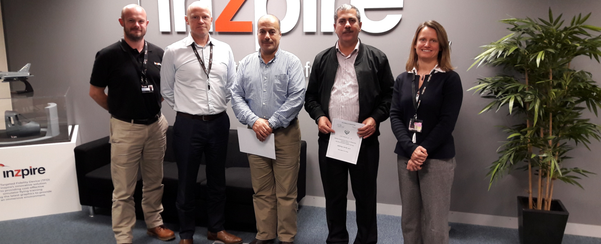 Inzpire's Training Experts Provide Tailored Training to RJAF Delegation