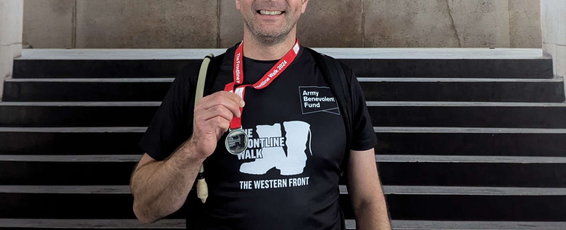Roger Stakemire, DITG Training Development Analyst, took part in this years’ Frontline Walk– The Western Front in October, in aid of The Army Benevolent Fund.