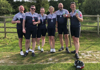Gathered in the car park of the Cafe Ventoux in the beautiful surrounds of Rutland, the 'Crazy 8' contemplated the task ahead.