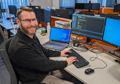 Stuart works on our GECO mission planning software. We caught up with him to find out more about his role and what it’s like to be part of our award-winning Mission Systems team.