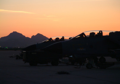 My first encounter with the mighty Tonka was during flying training at RAFC Cranwell when the instructors got a mate to swing by in one on the way back to Germany.