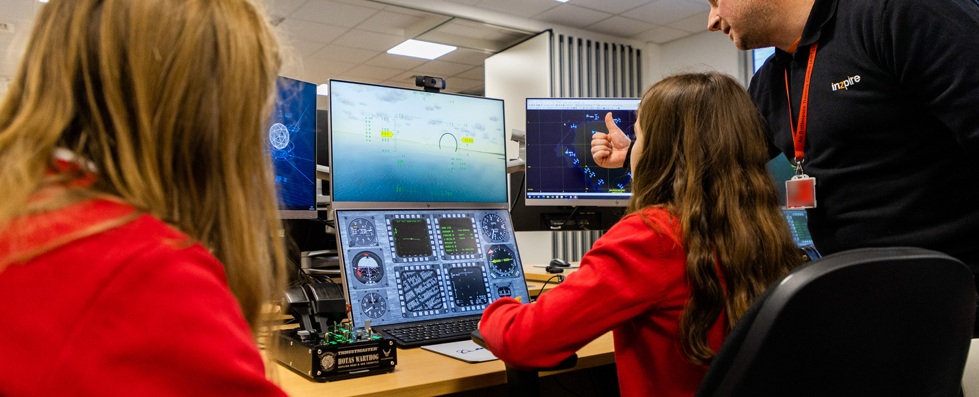 Local primary school children experience life in the aerospace industry during the International Day of Women and Girls in Science.