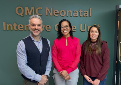 Bob Chevli, Ellie Moore and Anna Dye were honoured to attend the official opening of the remodelled Neonatal Unit at Queen’s Medical Centre (QMC) in Nottingham on behalf of Inzpire.