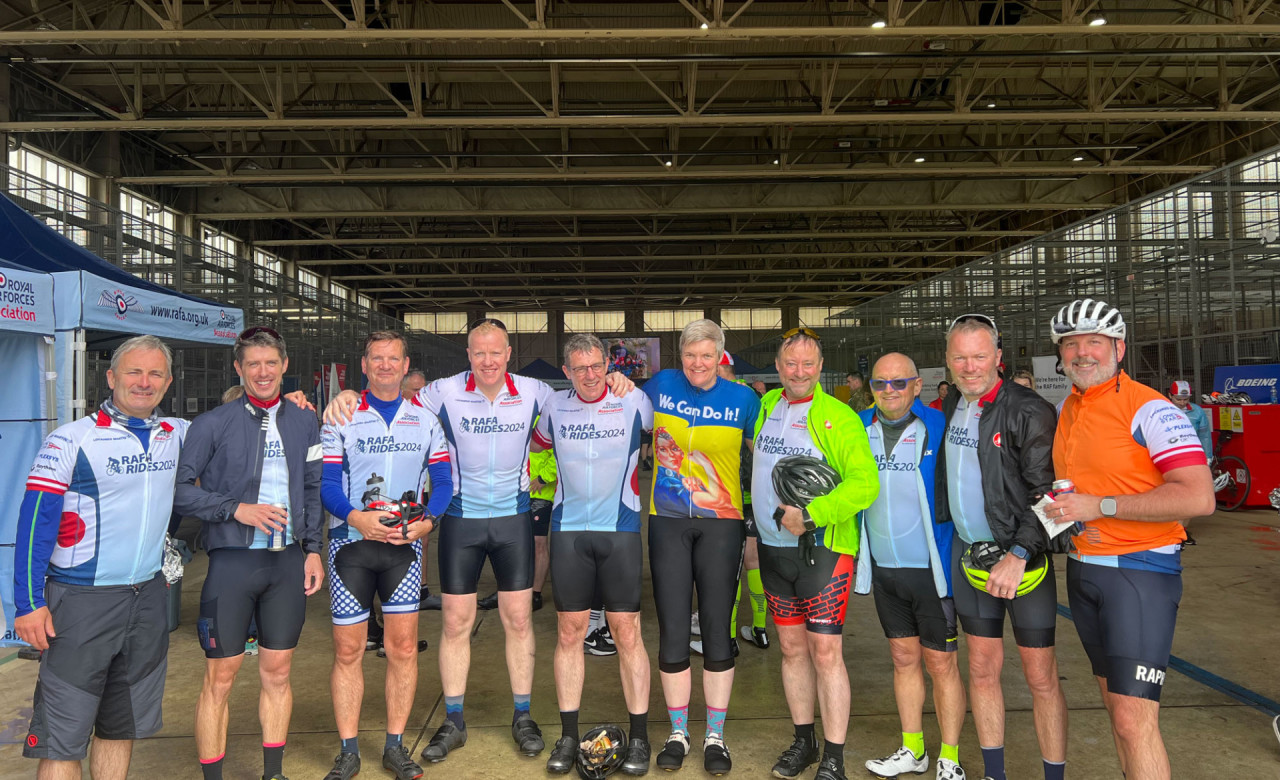 RAFA rides finish photo