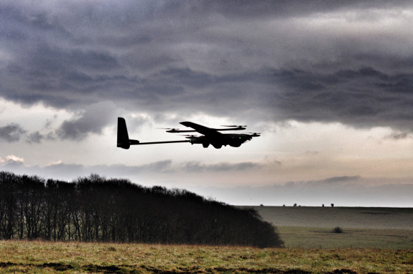 EAGLE airborne during training